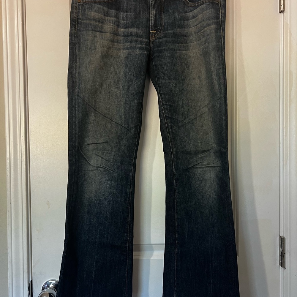 7 For All Mankind Dark Blue Denim Jeans